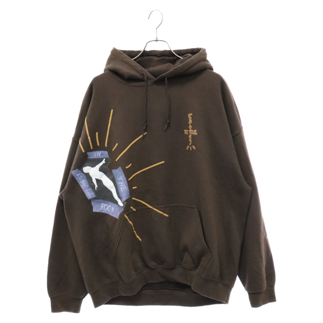 Cactus Jack カクタスジャック 19AW Highest In The Room Not For Decoding Hoodie ハイエストインザルーム ノットフォーデコーディング スウェットプルオーバーパーカー ブラウン メンズのトップス(パーカー)の商品写真