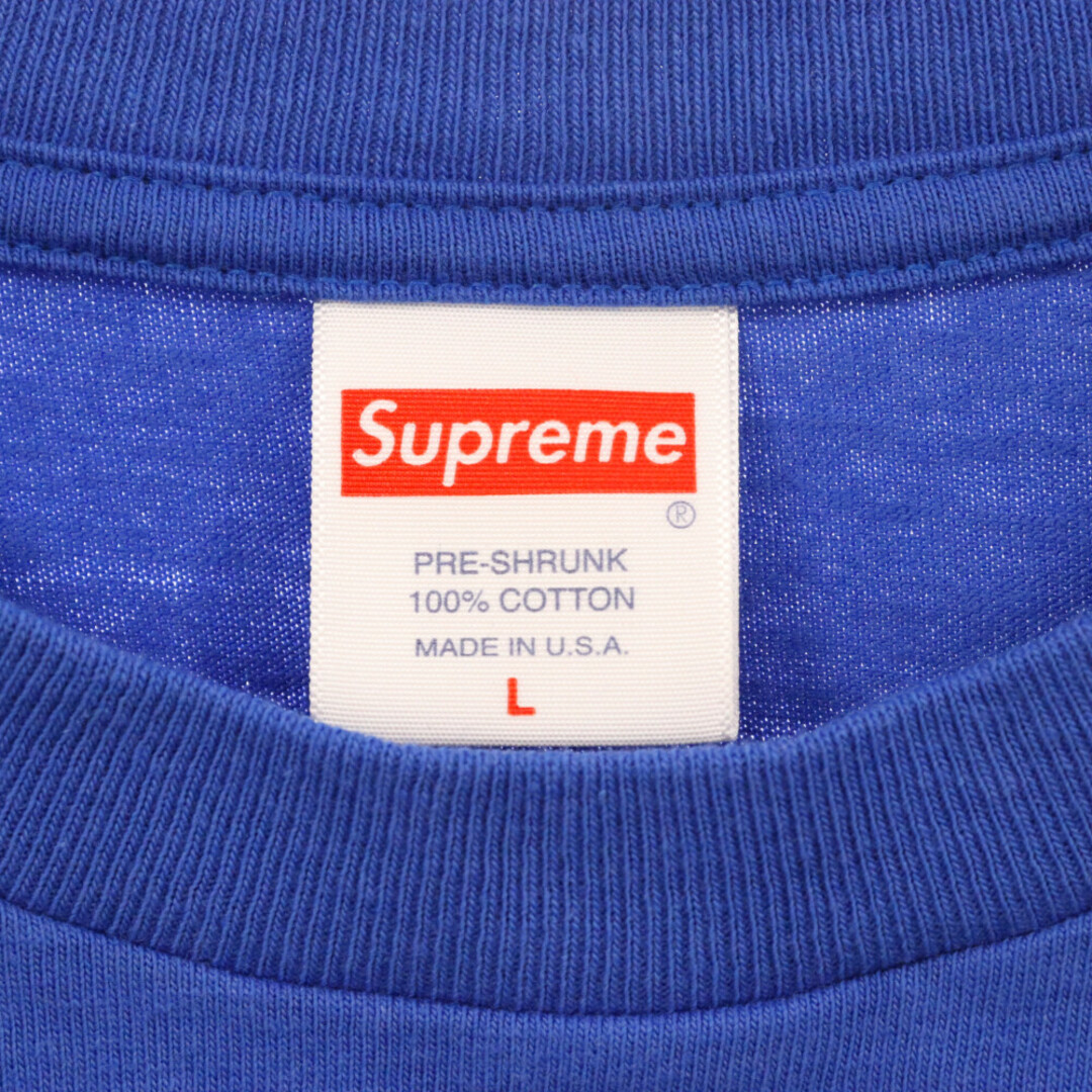 Supreme(シュプリーム)のSUPREME シュプリーム 23SS Crown Tee クラウンロゴプリント半袖Tシャツカットソー ブルー メンズのトップス(Tシャツ/カットソー(半袖/袖なし))の商品写真