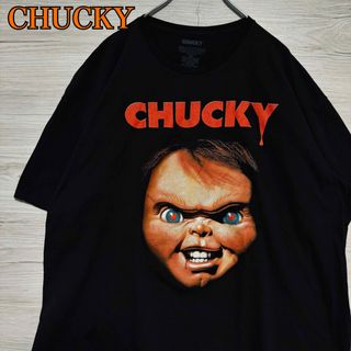 ティービーアンドムービー(TV&MOVIE)の【入手困難】チャッキー　Tシャツ　3XLサイズ　海外輸入　一点物(Tシャツ/カットソー(半袖/袖なし))