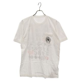 Chrome Hearts - CHROME HEARTS クロムハーツ MADE IN HOLLYWOOD T-SHIRT ホースシュープリント クルーネック カットソー 半袖Tシャツ ホワイト