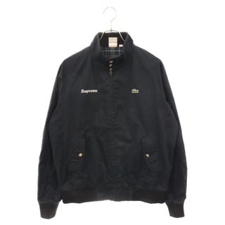 シュプリーム(Supreme)のSUPREME シュプリーム 17SS×LACOSTE L!VE Harrington Jacket ラコステ ライブ ハリントンジャケット ネイビー(フライトジャケット)