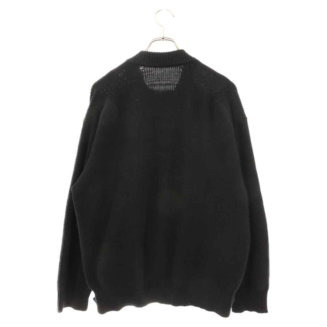 sacai(サカイ)のSacai サカイ 23SS Nylon Twill x Knit Pullover ナイロン ツイル ニット プルオーバー セーター ブラック 23‐02996M ランクA サイズ3 上6 メンズのトップス(ニット/セーター)の商品写真