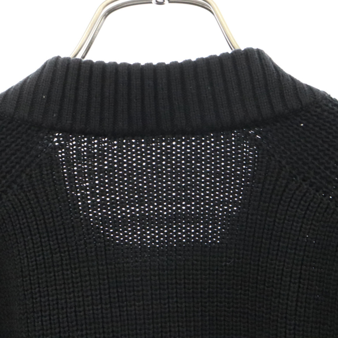 sacai(サカイ)のSacai サカイ 23SS Nylon Twill x Knit Pullover ナイロン ツイル ニット プルオーバー セーター ブラック 23‐02996M ランクA サイズ3 上6 メンズのトップス(ニット/セーター)の商品写真