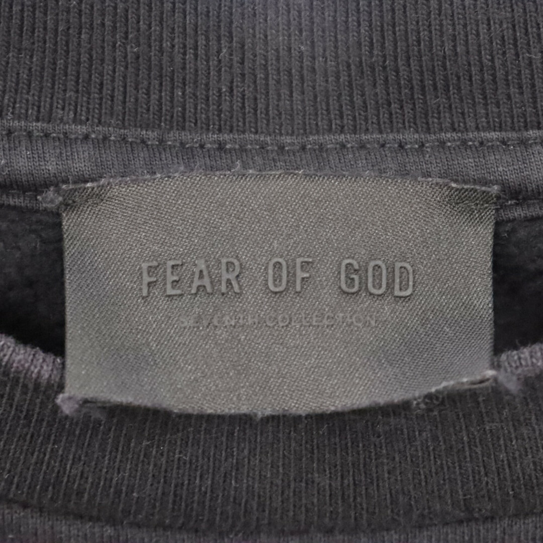 FEAR OF GOD(フィアオブゴッド)のFEAR OF GOD フィアオブゴッド SEVENTH COLLECTION GRAYS セブンスコレクション クルーネックスウェット トレーナー ブラック FG50-034 FLC メンズのトップス(スウェット)の商品写真