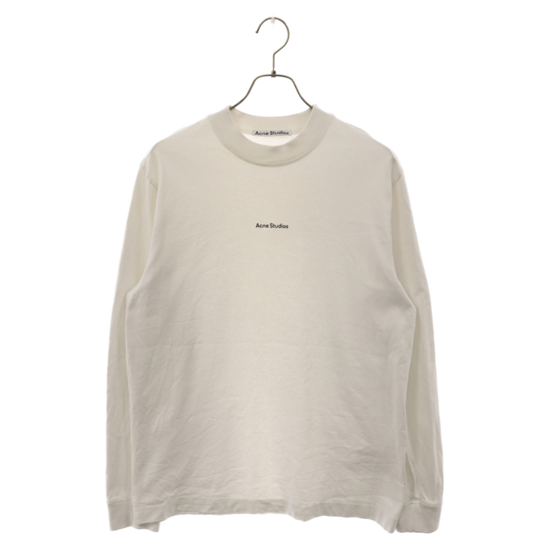 Acne Studios(アクネストゥディオズ)のAcne Studios アクネ ストゥディオズ ロゴプリント ロングスリーブ 長袖Tシャツ カットソー ホワイト FN-MN-TSHI000354 メンズのトップス(Tシャツ/カットソー(七分/長袖))の商品写真