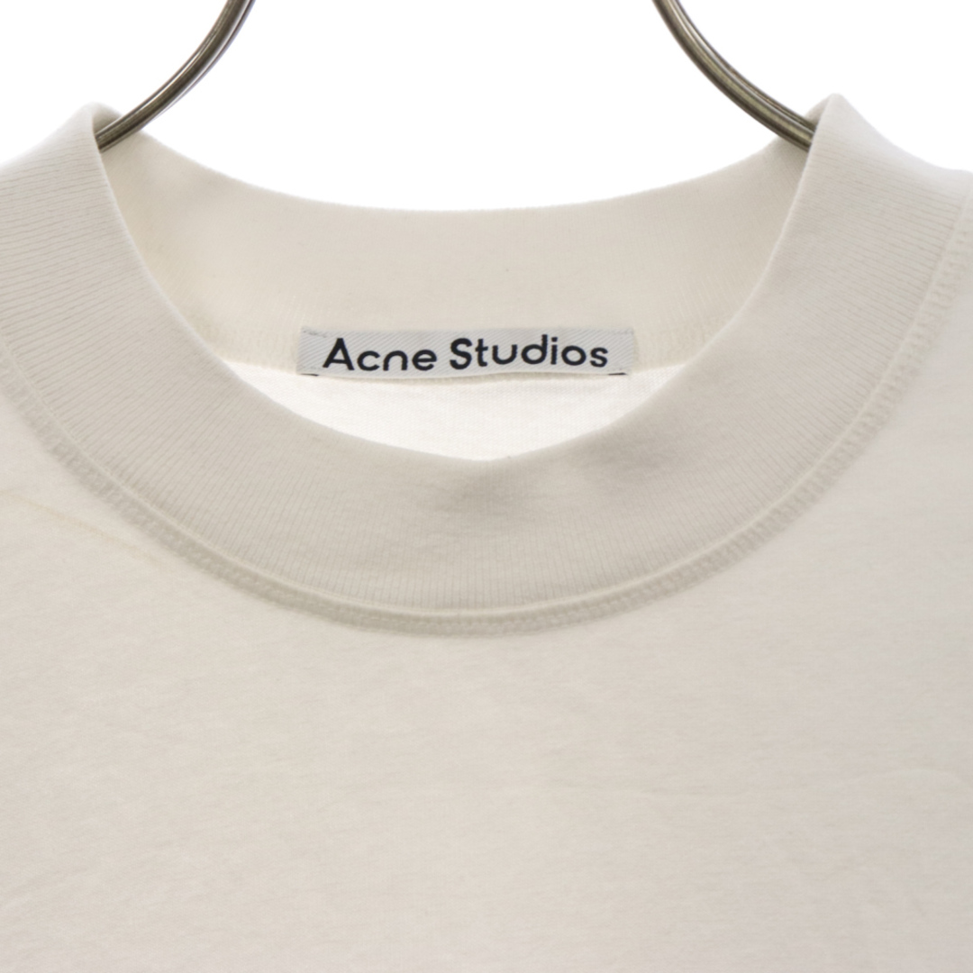 Acne Studios(アクネストゥディオズ)のAcne Studios アクネ ストゥディオズ ロゴプリント ロングスリーブ 長袖Tシャツ カットソー ホワイト FN-MN-TSHI000354 メンズのトップス(Tシャツ/カットソー(七分/長袖))の商品写真