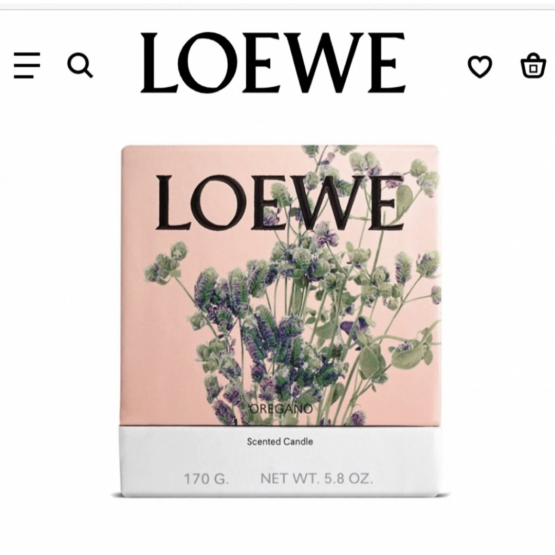 LOEWE(ロエベ)のLOEWE キャンドル コスメ/美容のリラクゼーション(キャンドル)の商品写真