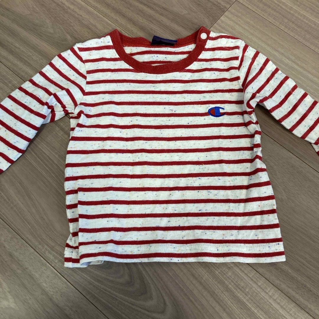 Champion(チャンピオン)の長袖Tシャツ、リブレギンスセット キッズ/ベビー/マタニティのベビー服(~85cm)(その他)の商品写真