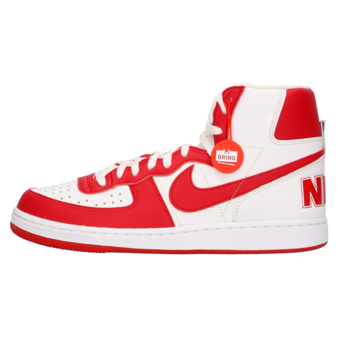 NIKE(ナイキ)のNIKE ナイキ TERMINATOR HIGH University Red ターミネーター ハイ ユニバーシティレッド ハイカットスニーカー レッド/ホワイト US9.5/27.5cm FJ4454-100 メンズの靴/シューズ(スニーカー)の商品写真