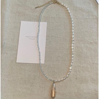 淡水パール×一粒shell  necklace(ネックレス)