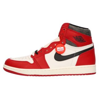 ナイキ(NIKE)のNIKE ナイキ AIR JORDAN1 RETRO HIGH OG CHICAGO LOST & FOUND DZ5485-612 エアジョーダン1 シカゴ ロストアンドファウンド ハイカットスニーカー ホワイト/レッド(スニーカー)