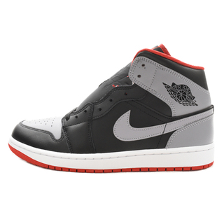 ナイキ(NIKE)のNIKE ナイキ AIR JORDAN 1 MID BLACK CEMENT GREY DQ8426-006 エアジョーダン1 ミッド ブラック セメントグレー ミッドカットスニーカー ブラック/グレー US10/28cm(スニーカー)