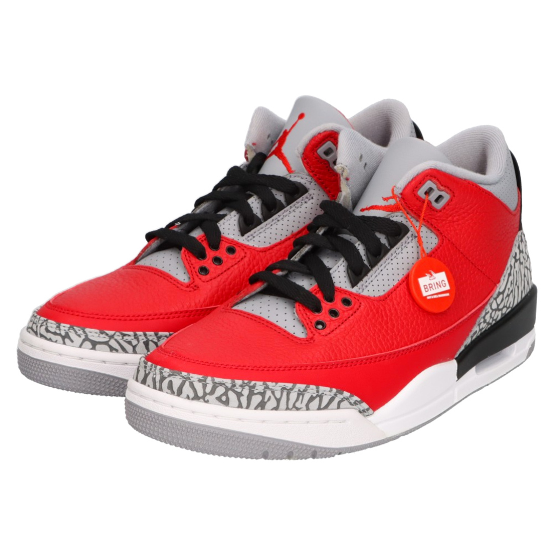 NIKE(ナイキ)のNIKE ナイキ AIR JORDAN 3 RETRO SE エアジョーダン レトロ ハイカットスニーカー レッド US8.5/26.5cm CK5692-600 メンズの靴/シューズ(スニーカー)の商品写真