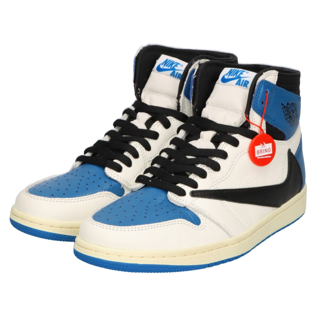 NIKE(ナイキ)のNIKE ナイキ ×TRAVIS SCOTT FRAGMENT DESIGN AIR JORDAN 1 HIGH OG SP トラヴィス スコット フラグメント エアジョーダン ワン ハイカットスニーカー DH3227-105 メンズの靴/シューズ(スニーカー)の商品写真