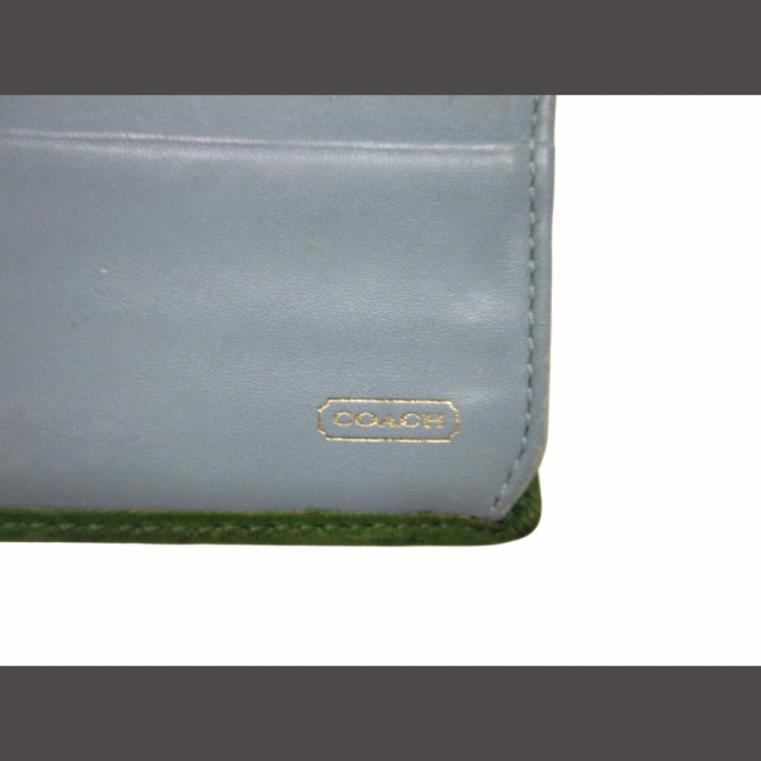 COACH(コーチ)のコーチ COACH ターンロック レザー 長財布 グリーン ■GY14 レディースのファッション小物(財布)の商品写真
