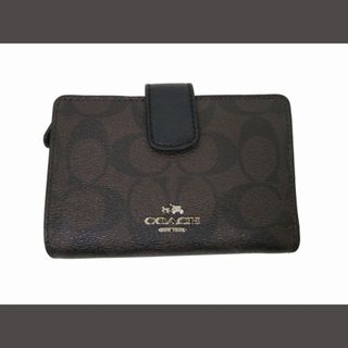 コーチ(COACH)のコーチ COACH シグネチャー 二つ折り財布 ブラウン系 ■GY14(財布)