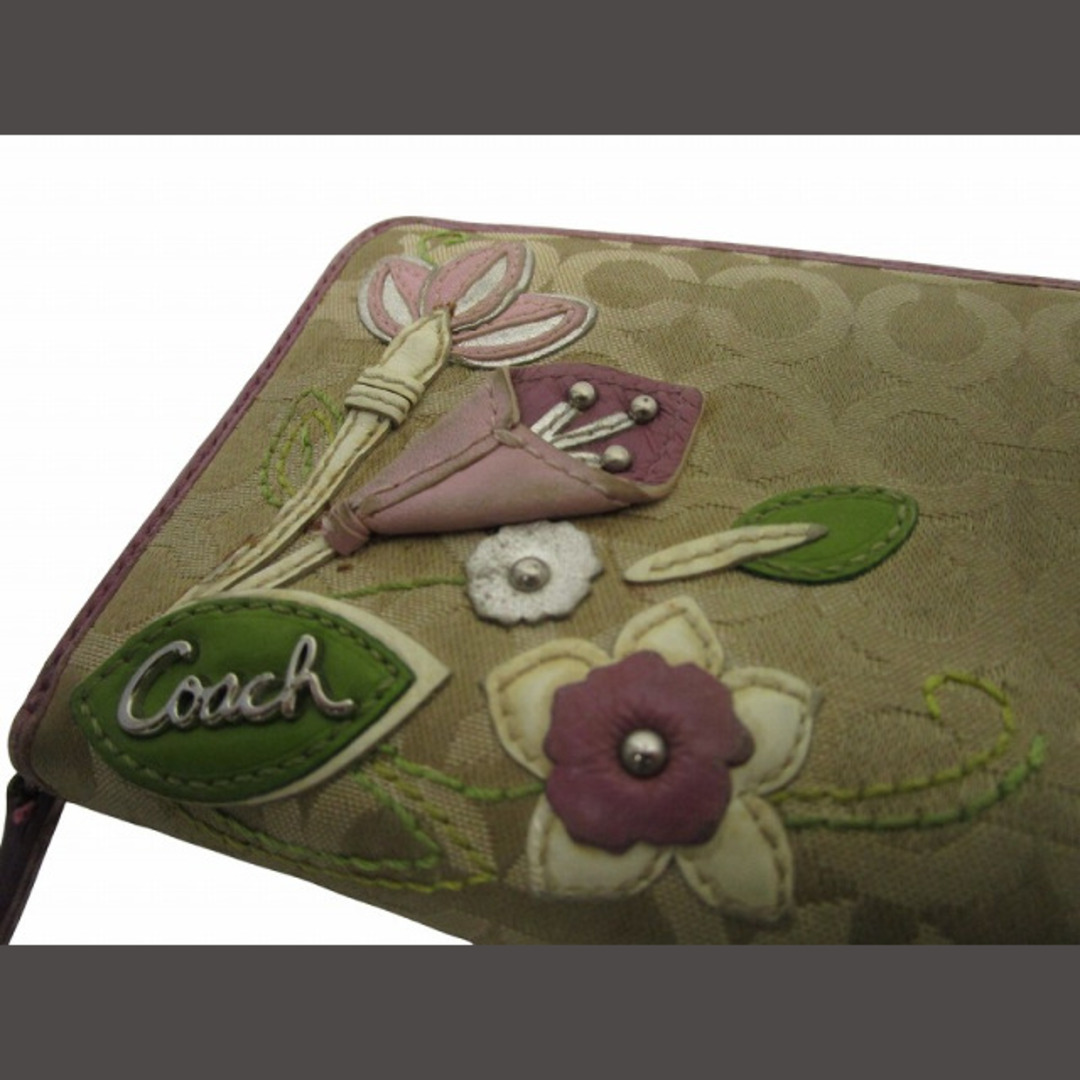 COACH(コーチ)のコーチ COACH 総柄 財布 装飾 花 ■GY14 レディースのファッション小物(財布)の商品写真