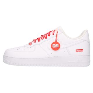 ナイキ(NIKE)のNIKE ナイキ ×SUPREME AIR FORCE 1 LOW CU9225-100 シュプリーム エアフォース1 ローカットスニーカー ホワイト 27.5cm/US10(スニーカー)