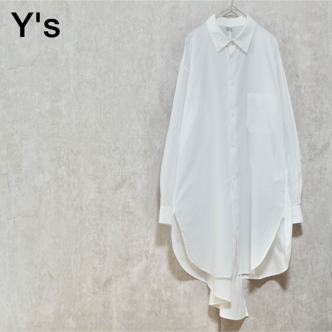 Y's(ワイズ)のY's ランダムヘム ロングシャツ レディースのトップス(シャツ/ブラウス(長袖/七分))の商品写真