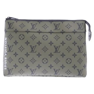 ルイヴィトン(LOUIS VUITTON)のLOUIS VUITTON ルイヴィトン ポシェット ヴォワヤージュ スーブル モノグラム クラッチ バッグ カーキ M82800(セカンドバッグ/クラッチバッグ)