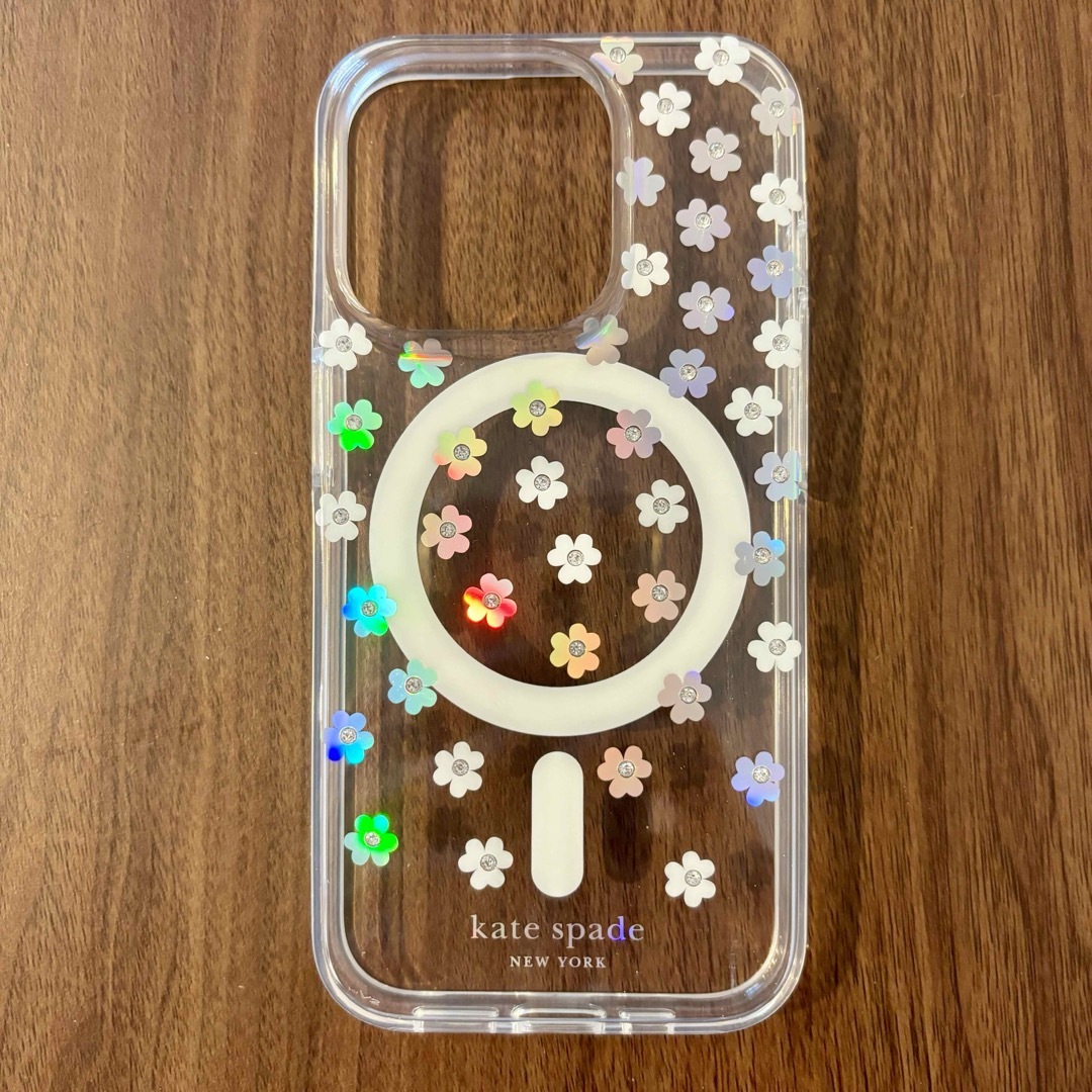 kate spade new york(ケイトスペードニューヨーク)の【katespade】 iPhone15Proケース カラフルフラワー スマホ/家電/カメラのスマホアクセサリー(iPhoneケース)の商品写真