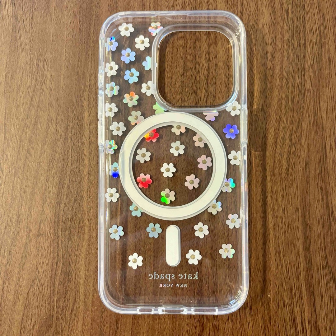 kate spade new york(ケイトスペードニューヨーク)の【katespade】 iPhone15Proケース カラフルフラワー スマホ/家電/カメラのスマホアクセサリー(iPhoneケース)の商品写真