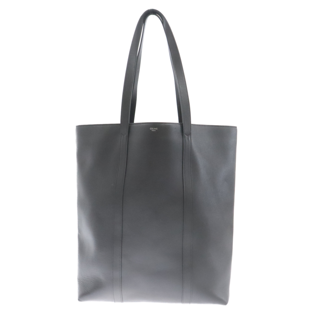 celine(セリーヌ)のCELINE セリーヌ MUSEUM BAG SMOOTH CALFSKIN ミュージアムバッグ スムースカーフスキン ポーチ付き アンスラサイト トートバッグ 111703ESY.10AN メンズのバッグ(トートバッグ)の商品写真