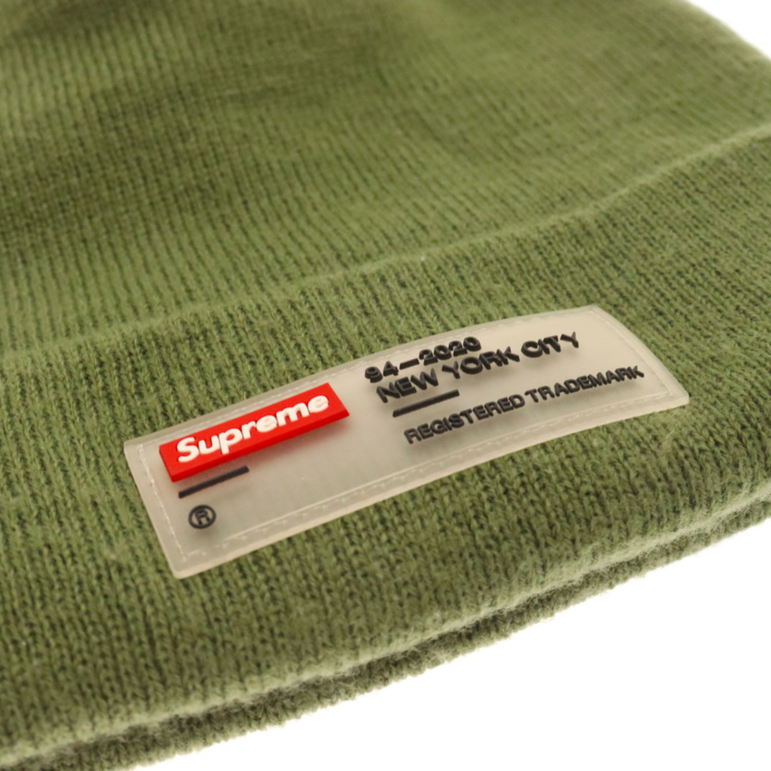 Supreme(シュプリーム)のSUPREME シュプリーム 20AW Clear Label Beanie クリアラベル ニットキャップ ビーニー 帽子 グリーン メンズの帽子(ニット帽/ビーニー)の商品写真