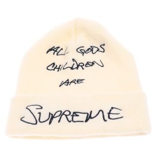 シュプリーム(Supreme)のSUPREME シュプリーム 22SS God's Children Beanie ゴッズ チルドレン ニットキャップ ビーニー 帽子 ホワイト(ニット帽/ビーニー)