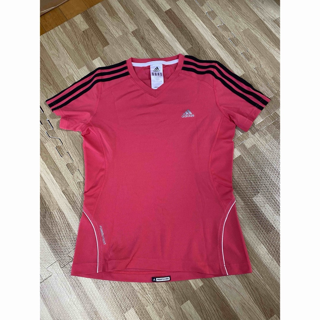 adidas(アディダス)のadidasランニング用Tシャツ　2枚セット レディースのトップス(Tシャツ(半袖/袖なし))の商品写真