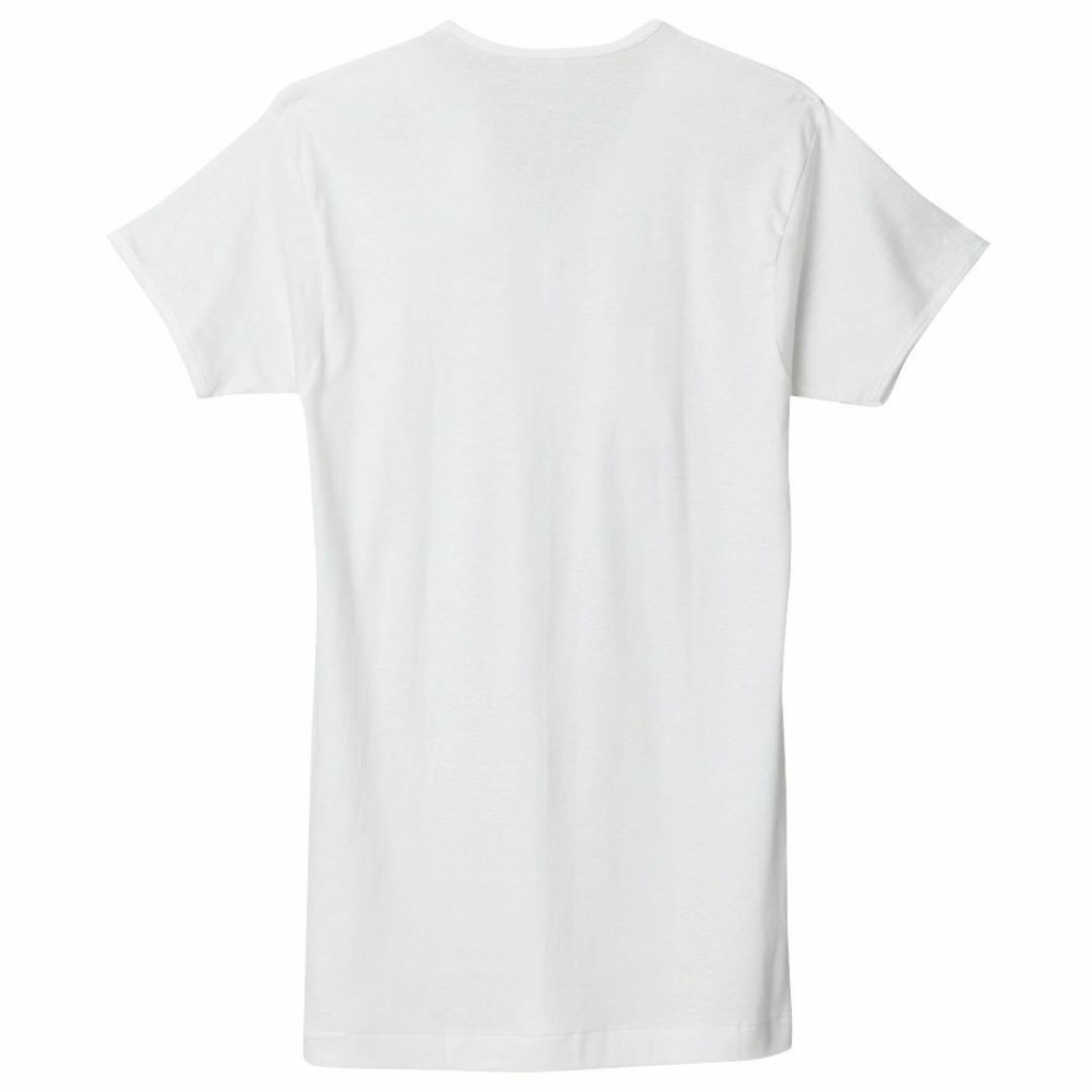 [グンゼ] インナーシャツ やわらか肌着 綿100% 抗菌防臭加工 半袖V首 2 メンズのファッション小物(その他)の商品写真