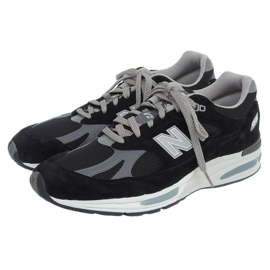 New Balance(ニューバランス)のニューバランス 新品同様 New Balance ニューバランス Made in UK 991 v2 BK2 スニーカー シューズ メンズ ブラック 28.5cm U991BK2 10.5 メンズの靴/シューズ(その他)の商品写真