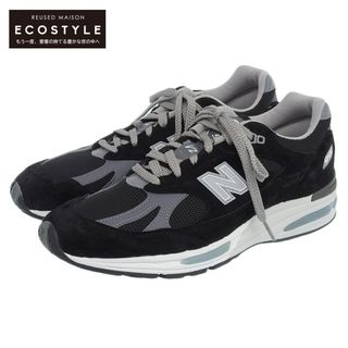 ニューバランス(New Balance)のニューバランス 新品同様 New Balance ニューバランス Made in UK 991 v2 BK2 スニーカー シューズ メンズ ブラック 28.5cm U991BK2 10.5(その他)