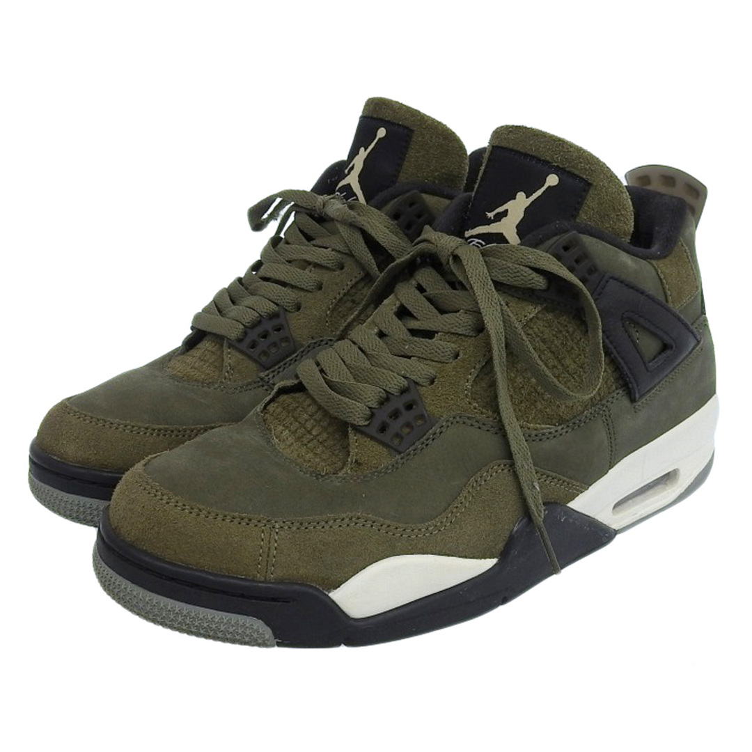 NIKE(ナイキ)のナイキ NIKE ナイキ AIR JORDAN 4 RETORO SE CRAFT エアジョーダン 4 レトロ スニーカー シューズ キャンバス メンズ オリーブ 27.5cm FB9927-200 9.5(US) メンズの靴/シューズ(その他)の商品写真