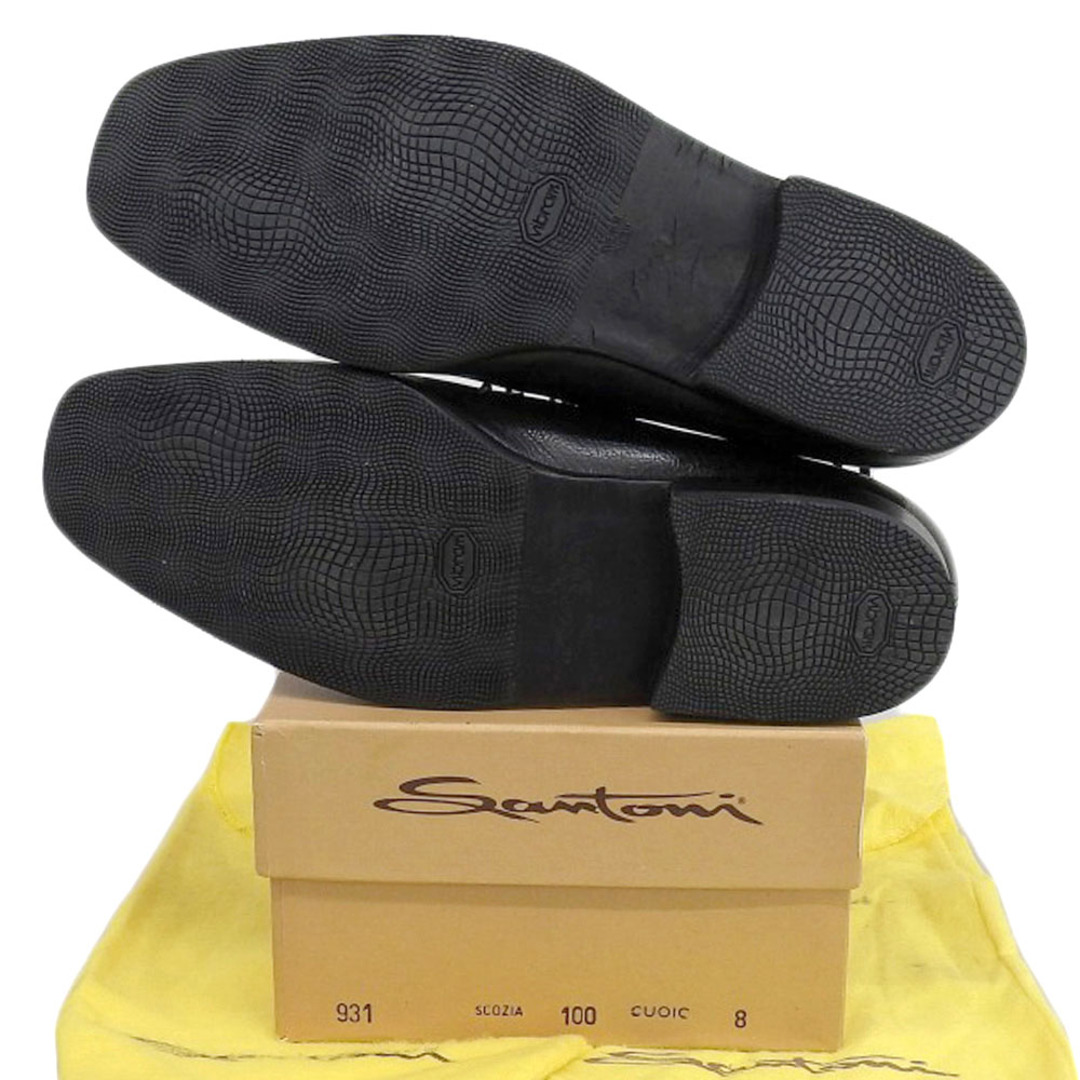 Santoni(サントーニ)のサントーニ 美品 Santoni サントーニ  Classico  Yチップ シューズ レザー メンズ ブラック 8F 931 8F メンズの靴/シューズ(その他)の商品写真