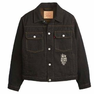 STUSSY - Stussy x Levi's Crispy Rinse Trucker L