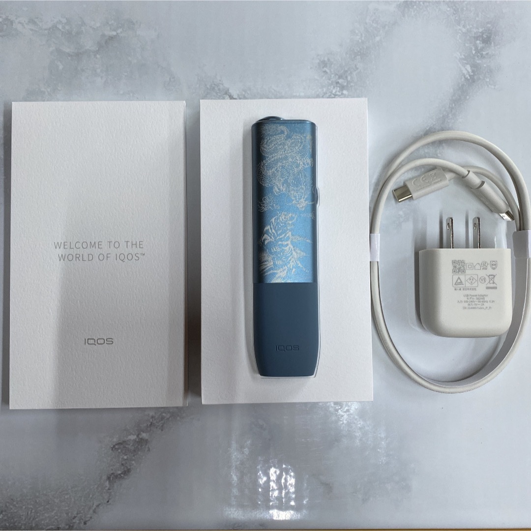 IQOS(アイコス)のiQOS ILUMA ONE イルマワン 龍虎 レーザー加工 タイガー ドラゴン メンズのファッション小物(タバコグッズ)の商品写真