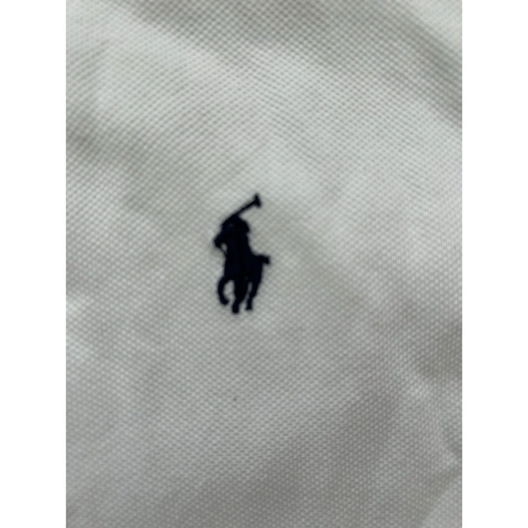 POLO RALPH LAUREN(ポロラルフローレン)のポロラルフローレン白ポロシャツ（襟なし）140 キッズ/ベビー/マタニティのキッズ服男の子用(90cm~)(Tシャツ/カットソー)の商品写真