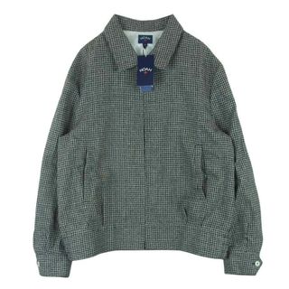 ノア NOAH 24SS 24-011-122-0002-1-0 RICKY JACKET Multi リッキー シャツ ジャケット マルチ チェック柄 ジップアップ ブラック系 グレー系 M【新古品】【未使用】【中古】(その他)