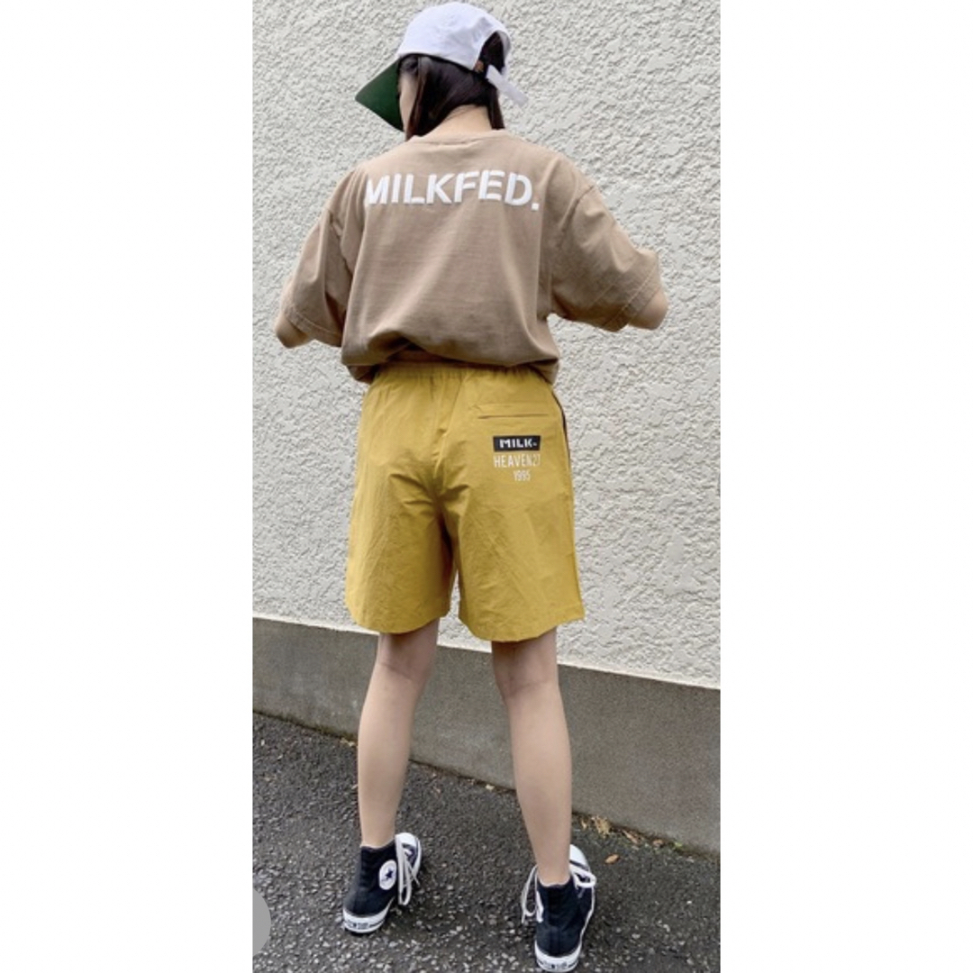 MILKFED.(ミルクフェド)の☆タイムセール！MILK FED.☆人気ロゴTシャツベージュS メンズのトップス(Tシャツ/カットソー(半袖/袖なし))の商品写真