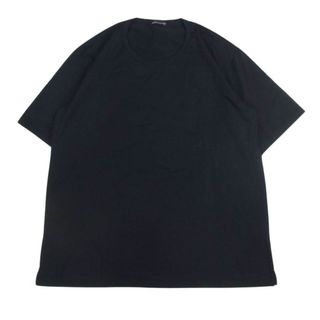 ラッドミュージシャン(LAD MUSICIAN)のLAD MUSICIAN ラッドミュージシャン 2323-702 U-NECK BIG T-SHIRT 天竺 Uネック ビッグ Tシャツ カットソー ブラック系 46【中古】(シャツ)