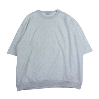 ユニバーサルプロダクツ UNIVERSAL PRODUCTS YAAH H/S SWEAT オーバーサイズ 半袖 スウェット Tシャツ グレー系 3【美品】【中古】(スウェット)