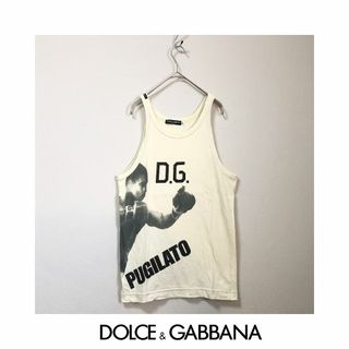 ドルチェアンドガッバーナ(DOLCE&GABBANA)のDOLCE&GABBANA ドルガバ タンクトップ Tシャツ 古着 メンズ M(タンクトップ)