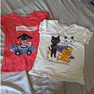 ユニクロ(UNIQLO)のユニクロ　女児半袖Tシャツ2枚(150)(Tシャツ/カットソー)