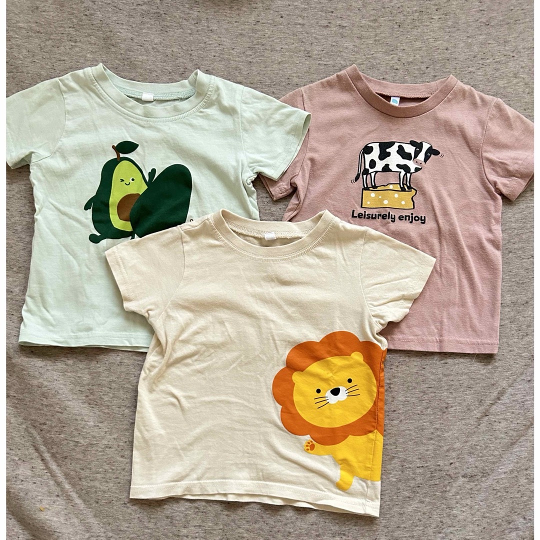 西松屋(ニシマツヤ)の半袖ティシャツ　95センチ キッズ/ベビー/マタニティのキッズ服女の子用(90cm~)(Tシャツ/カットソー)の商品写真