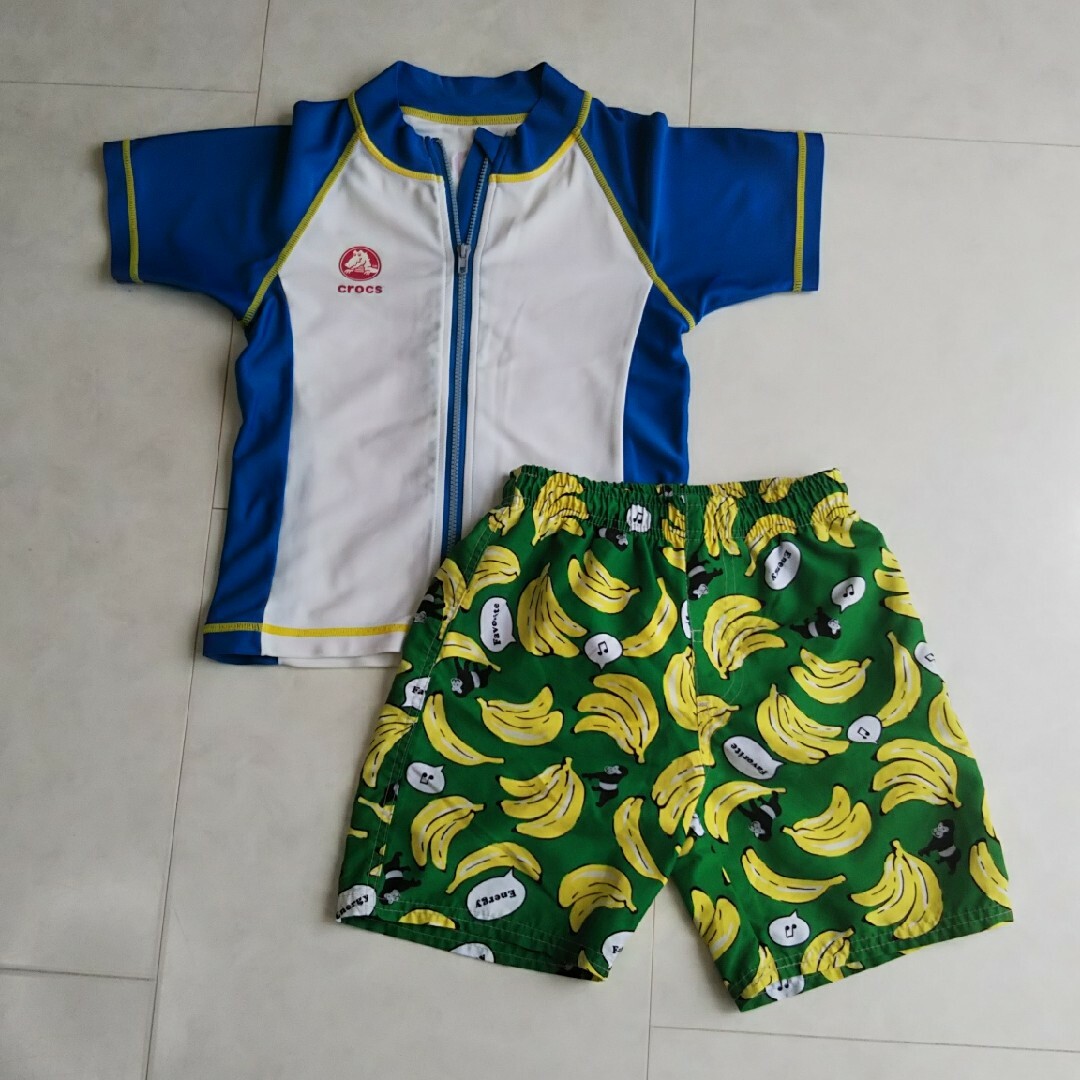 crocs(クロックス)の半袖ラッシュガード キッズ/ベビー/マタニティのキッズ服男の子用(90cm~)(Tシャツ/カットソー)の商品写真