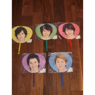 アラシ(嵐)の嵐 ミニうちわ(アイドルグッズ)