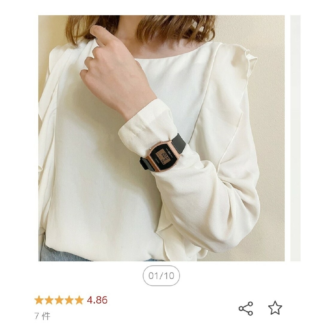 CASIO(カシオ)の大人気チープカシオ腕時計デジタル2点セット レディースのファッション小物(腕時計)の商品写真