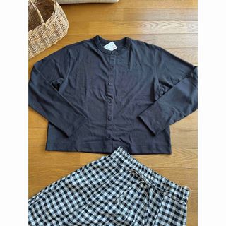 ユニクロ(UNIQLO)の未使用タグ付 UNIQLO ユニクロ UVカット カーディガン XL ブラック(カーディガン)