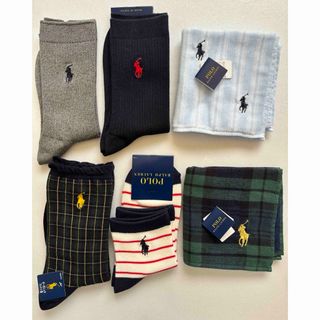 ポロラルフローレン(POLO RALPH LAUREN)のラルフローレン RALPH LAUREN ハンカチ靴下セット レディース(ハンカチ)